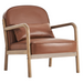 Fani Accent Chair - Saddle and Walnut | Hoft Home