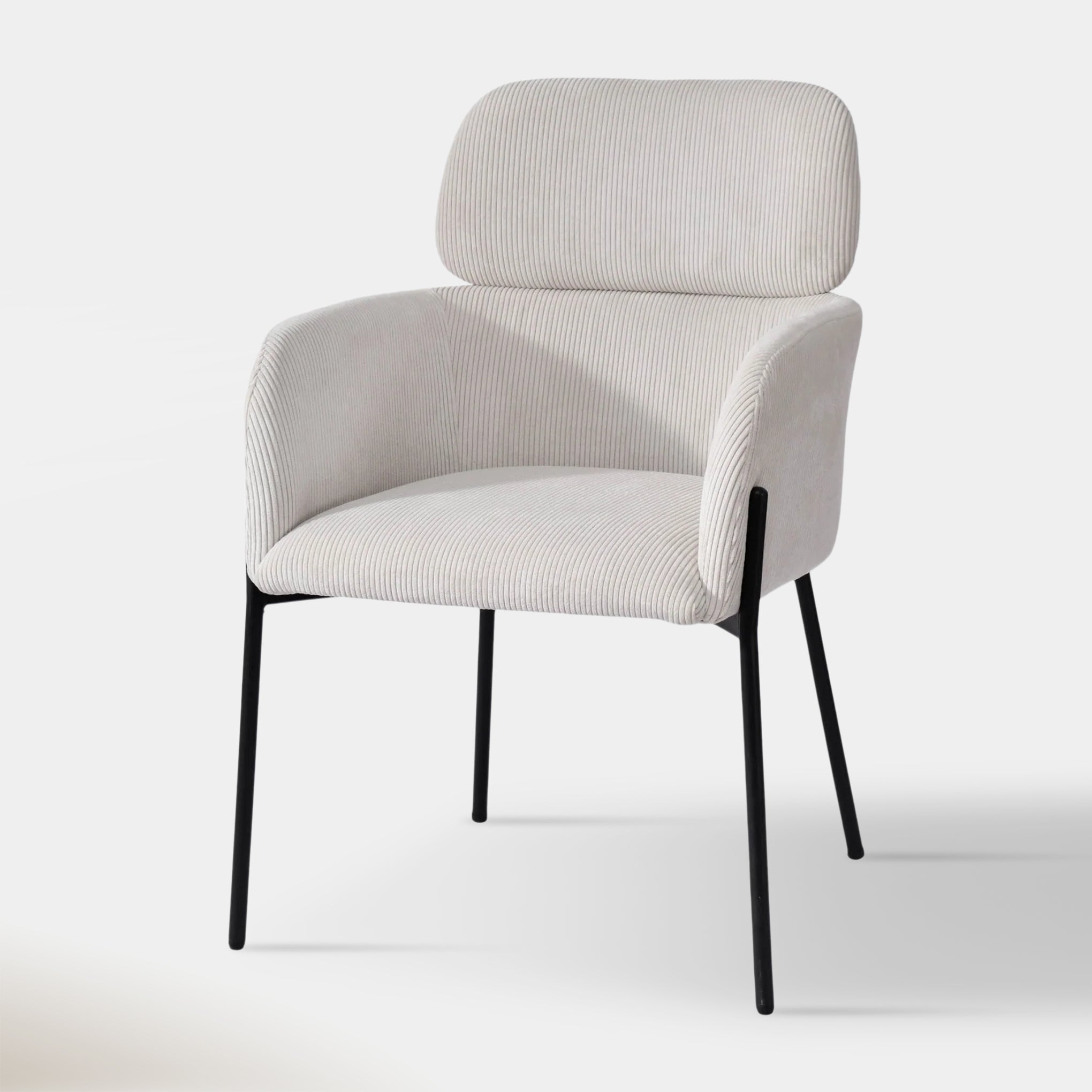 Sintra Dining Chair - Corduroy White