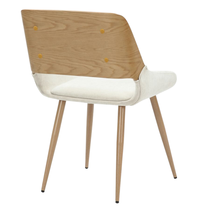 Carter Chair - Beige and Natural | Hoft Home