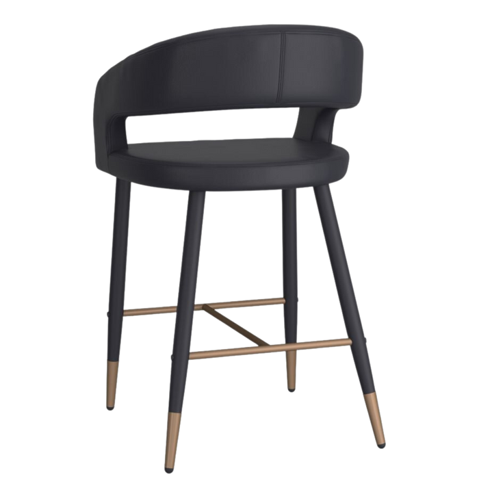 Mikah Counter Stool - Black