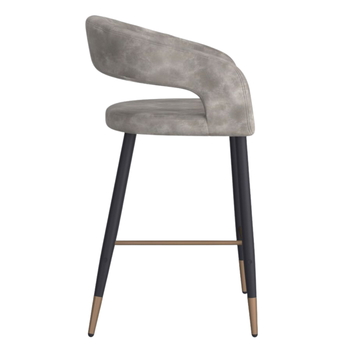 Mikah Counter Stool - Grey