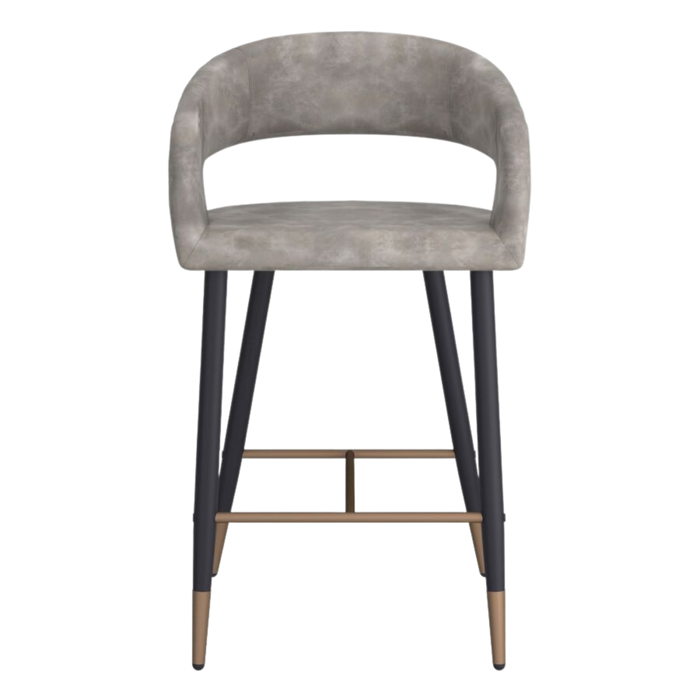 Mikah Counter Stool - Grey