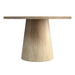 Godiva Round Pedestal Dining Table - Ivory | Hoft Home