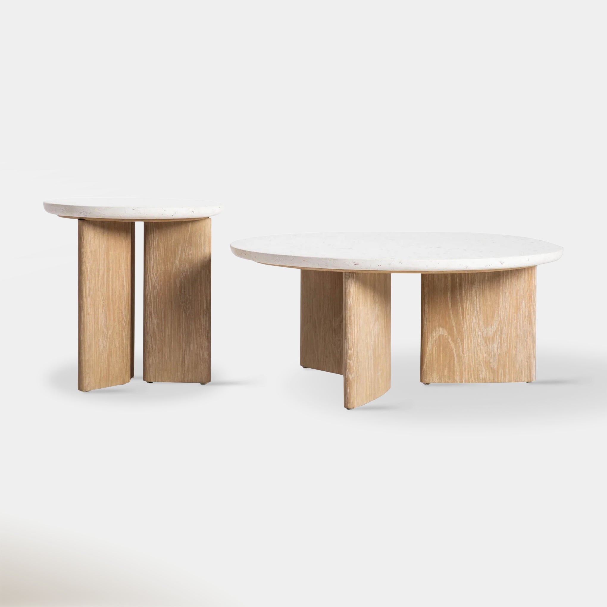 Ivera Coffee Table - Seashell Finish | Hoft Home