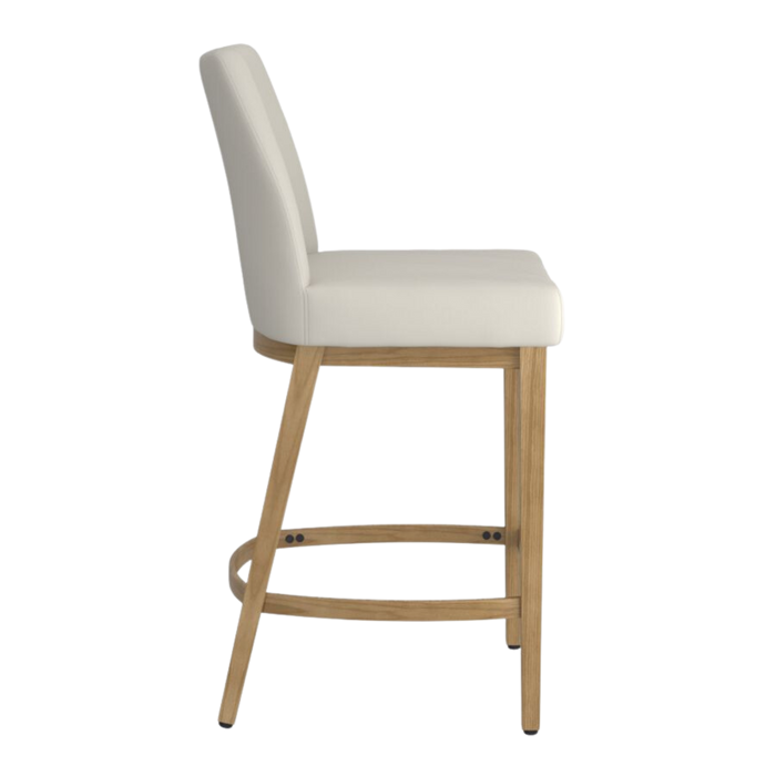 Quinn Counter Stool - Beige and Natural