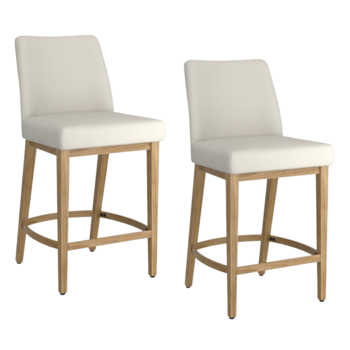 Quinn Counter Stool - Beige and Natural