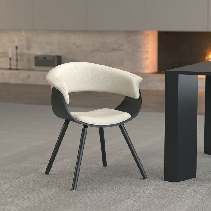 Jerreau Chair - Beige and Black | Hoft Home