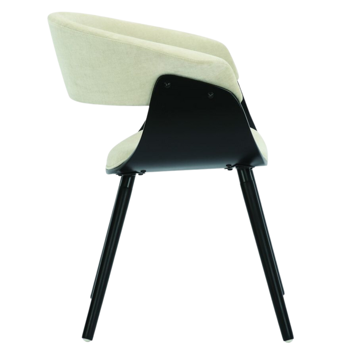 Jerreau Chair - Beige and Black