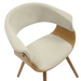 Jerreau Chair - Beige and Natural | Hoft Home