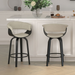 Jerreau Counter Stool - Beige and Black | Hoft Home