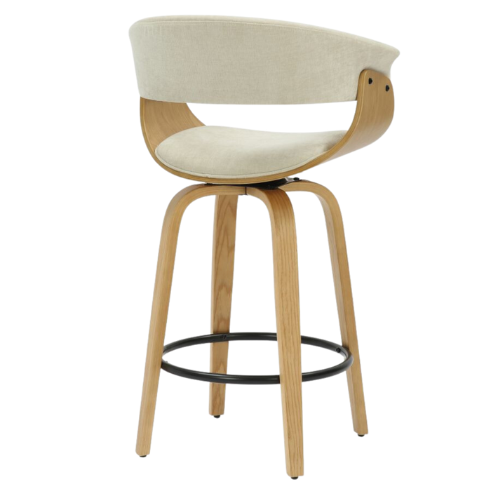 Jerreau Counter Stool - Beige | Hoft Home