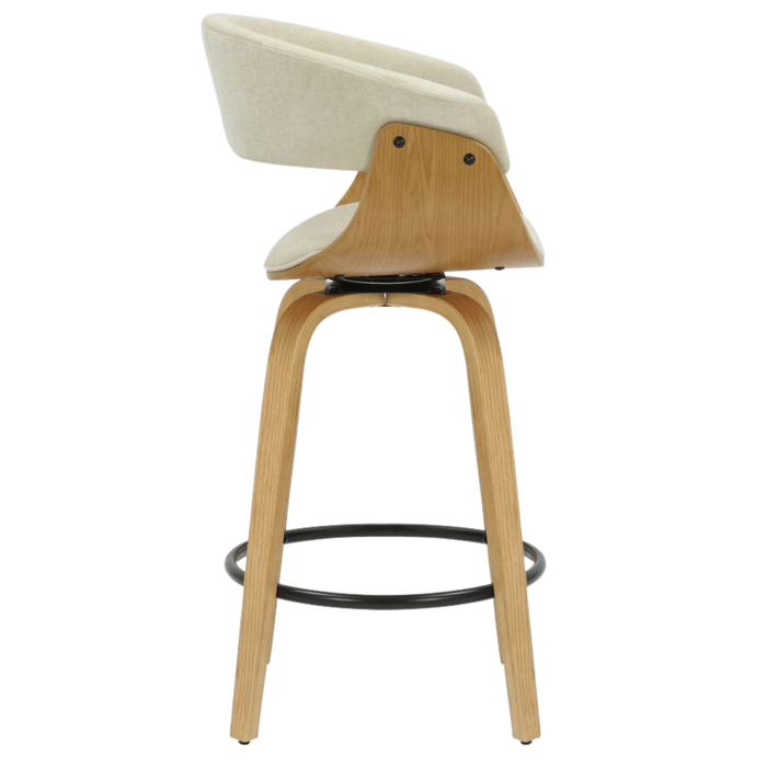 Jerreau Counter Stool - Beige | Hoft Home