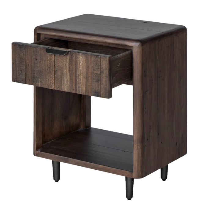 Linnea Nightstand - Burnt Oak | Hoft Home