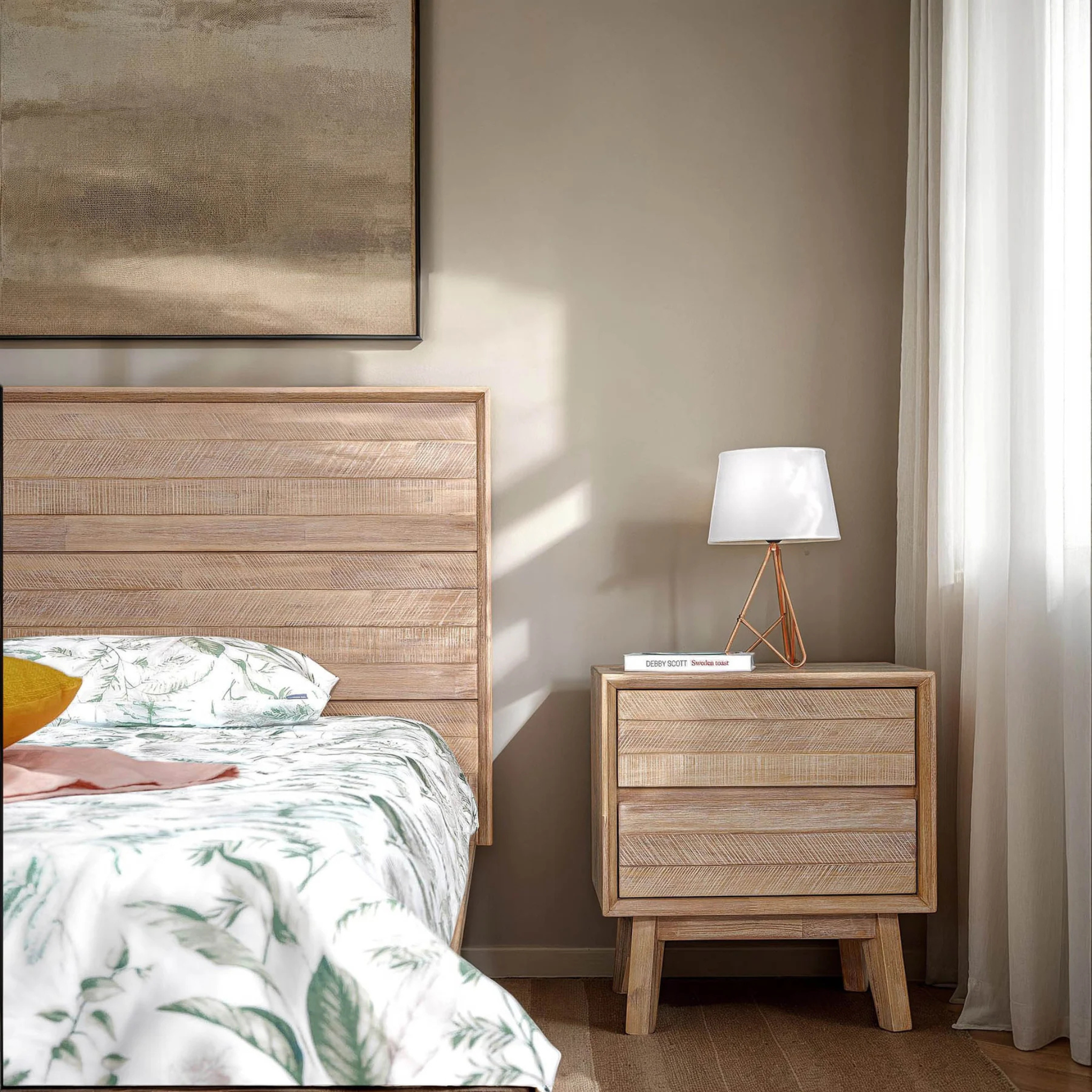 Soleil 2 Drawer Nightstand