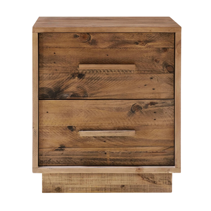 Santos Nightstand - Dark Driftwood | Hoft Home