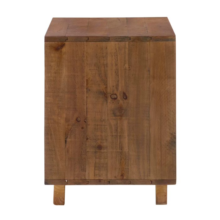 Santos Nightstand - Dark Driftwood | Hoft Home