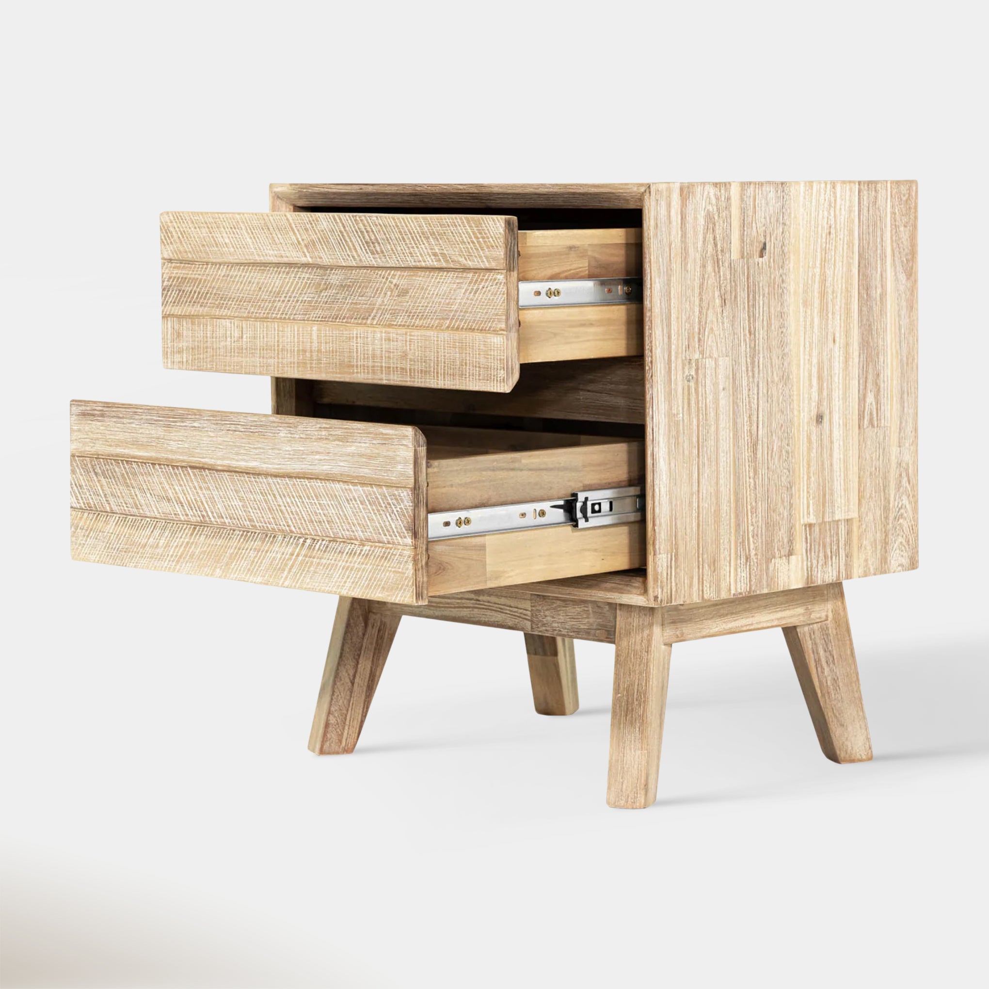 Soleil 2 Drawer Nightstand | Hoft Home