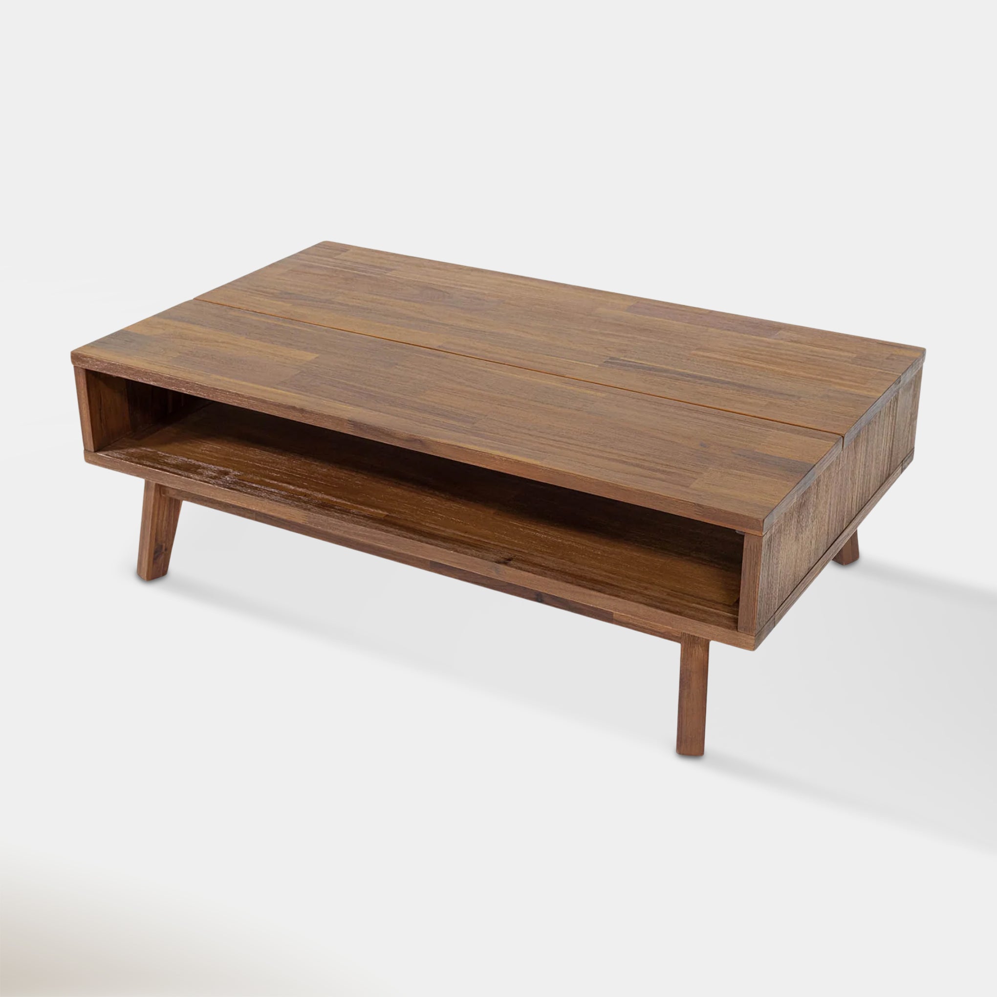 Soleil Lift Top Coffee Table - Light Walnut