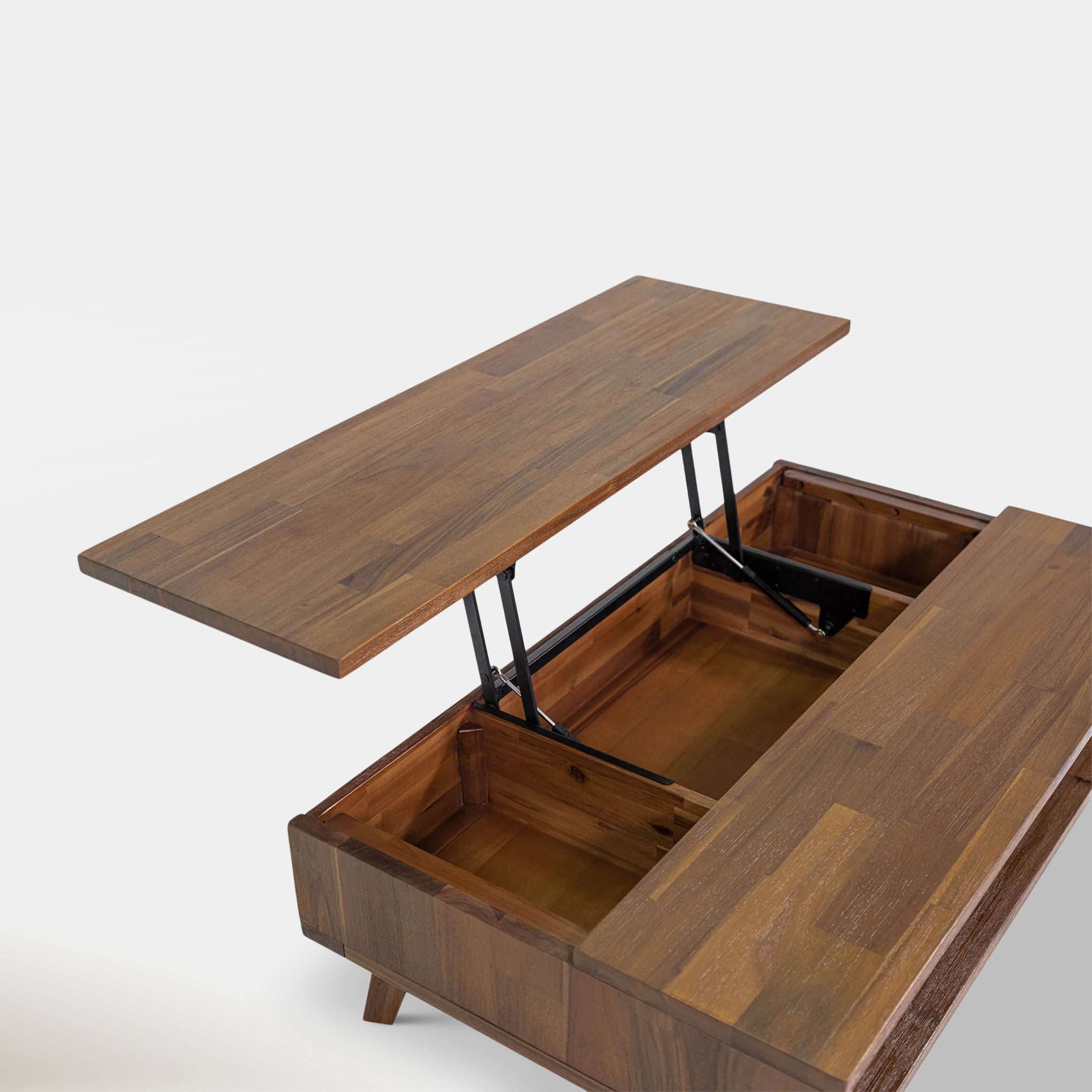 Soleil Lift Top Coffee Table - Light Walnut