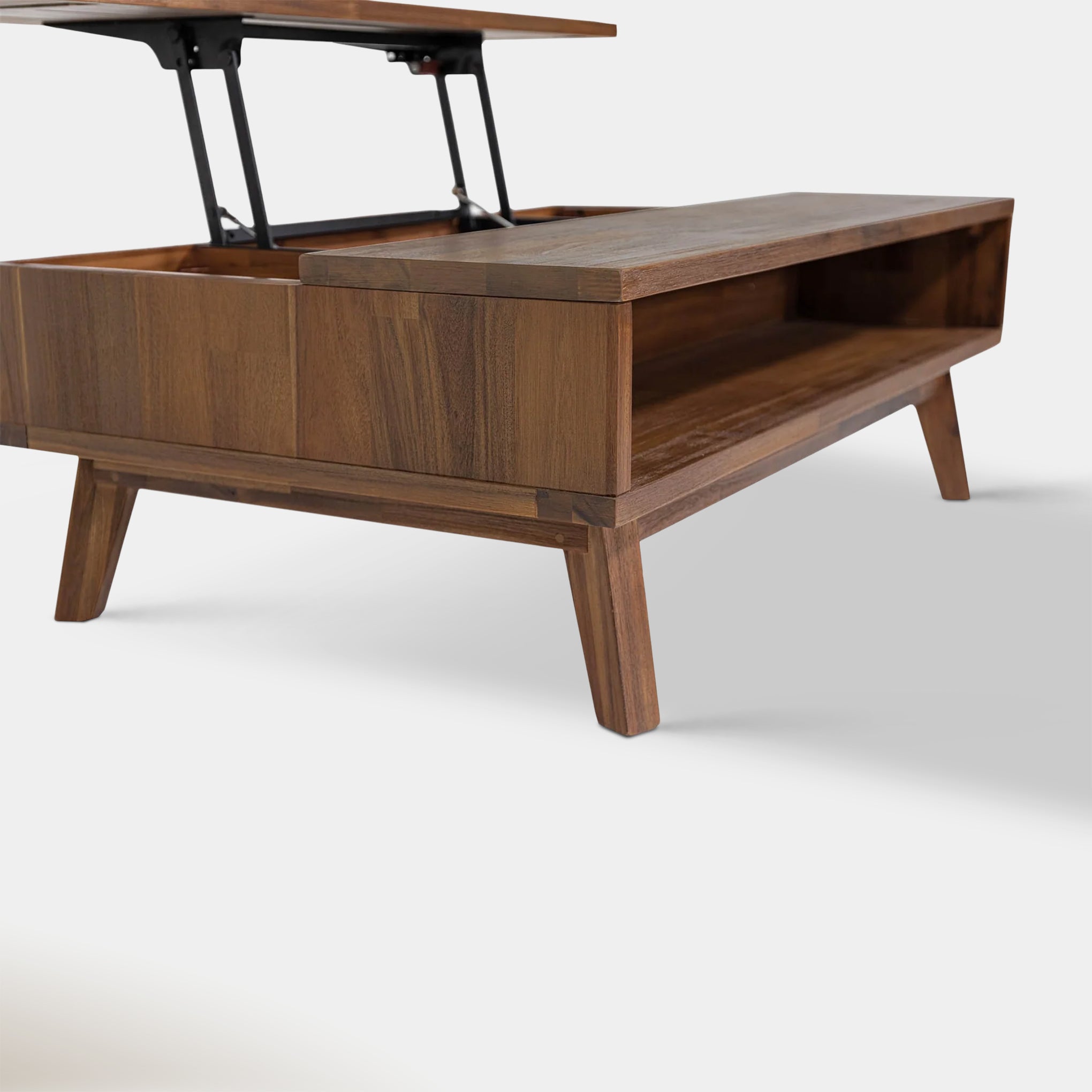 Soleil Lift Top Coffee Table - Light Walnut