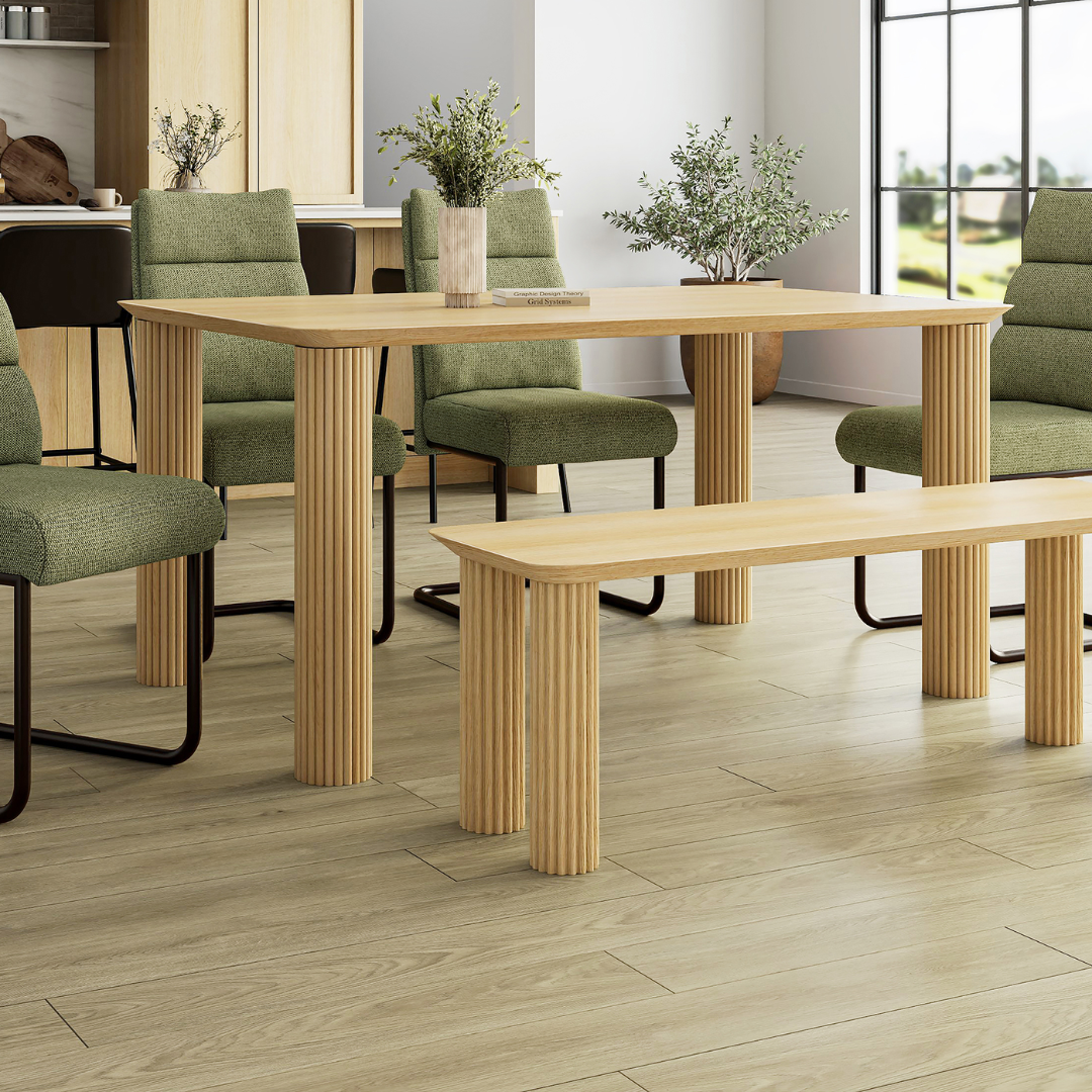 Camille Small Rectangular Dining Table - Oak