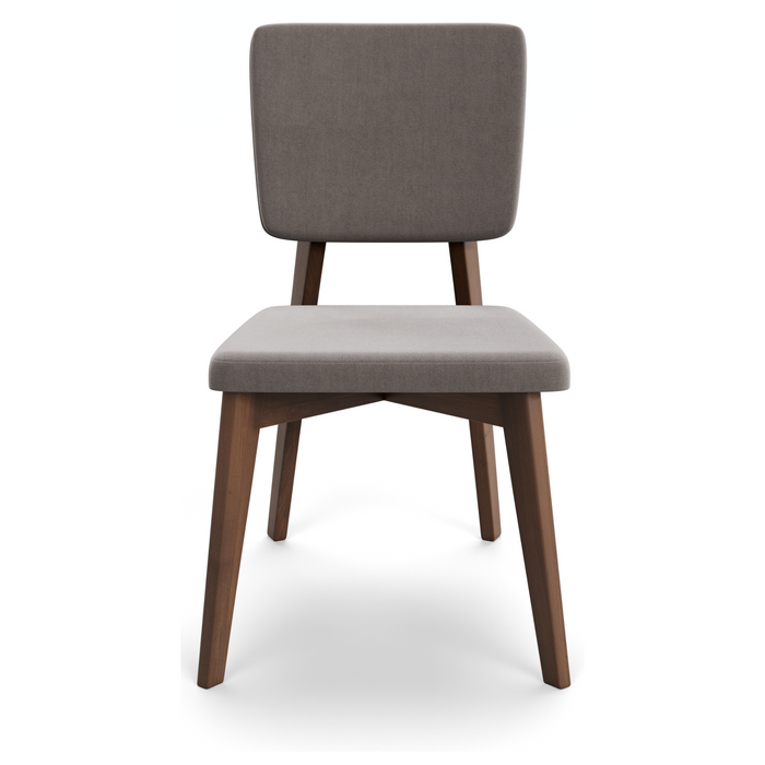 Jakob Dining Chair - Walnut & Smoke