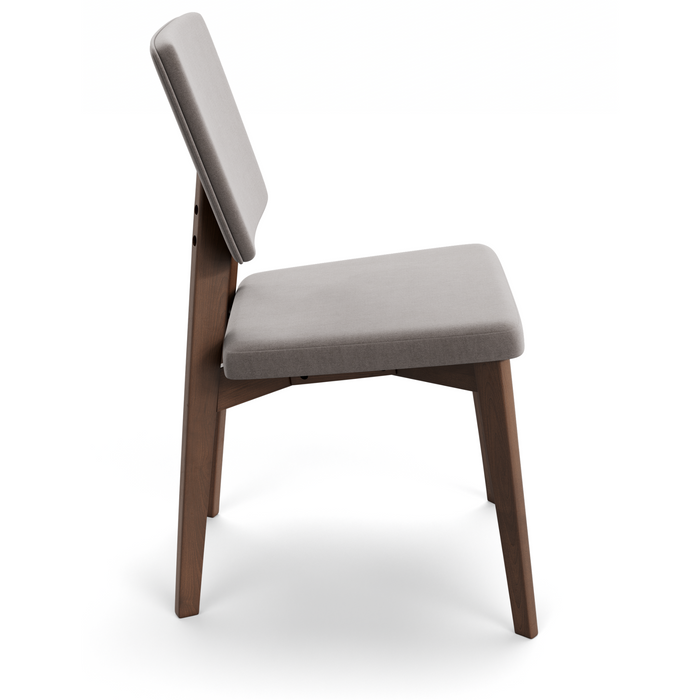 Jakob Dining Chair - Walnut & Smoke