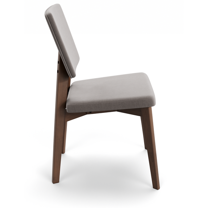 Jakob Dining Chair - Walnut & Smoke | Hoft Home