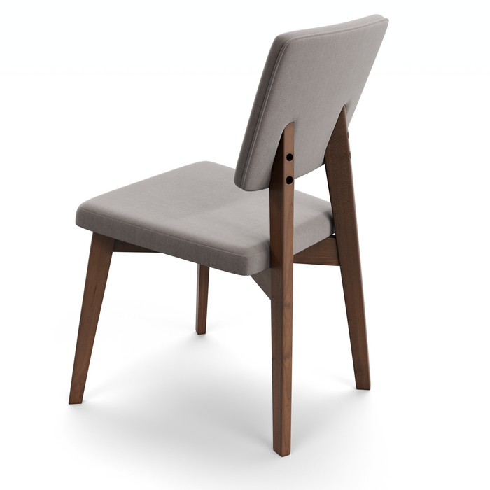 Jakob Dining Chair - Walnut & Smoke