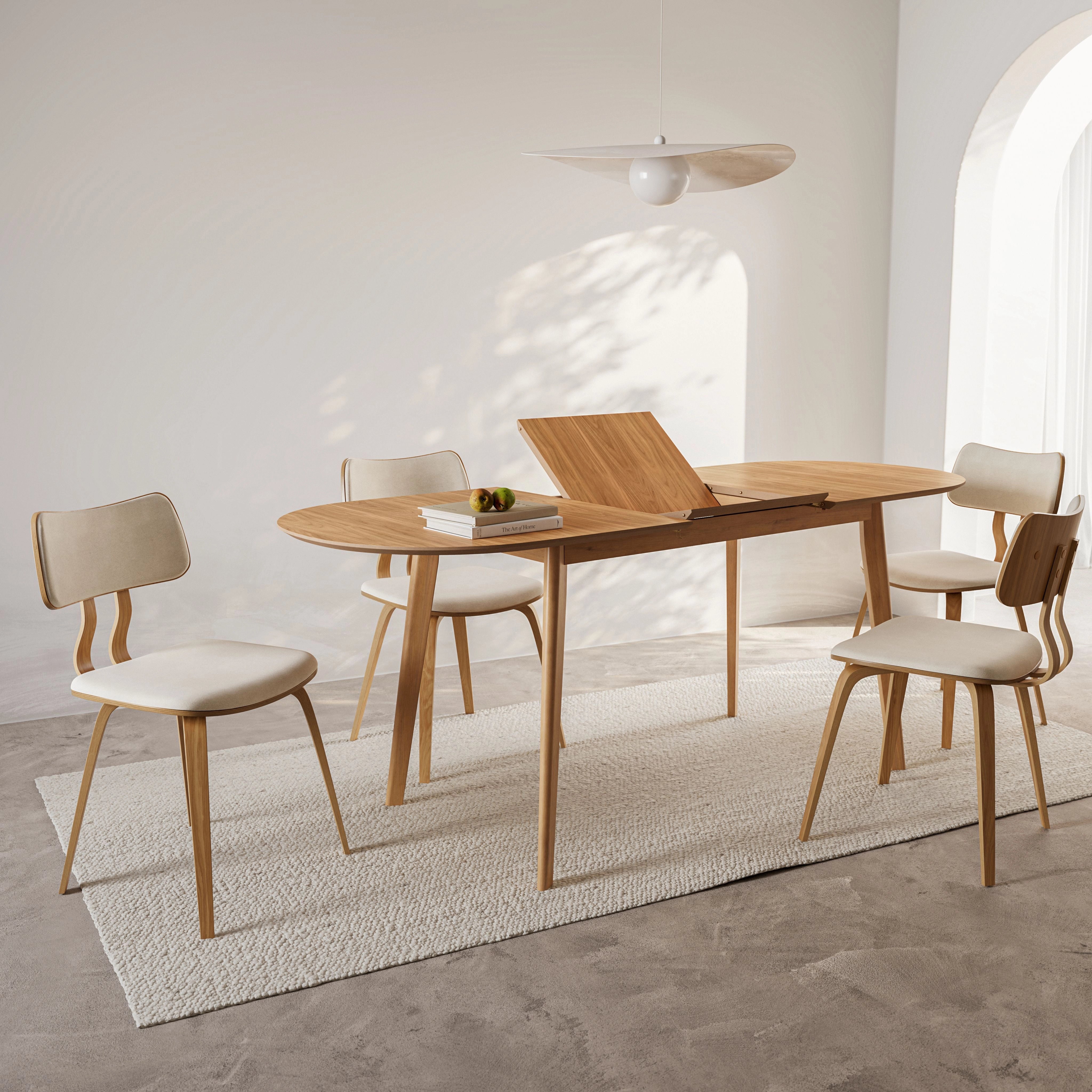 Werner Extendable Dining Table - Oak