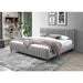 Sasha King Bed - Light Grey | Hoft Home