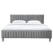 Sasha King Bed - Light Grey | Hoft Home