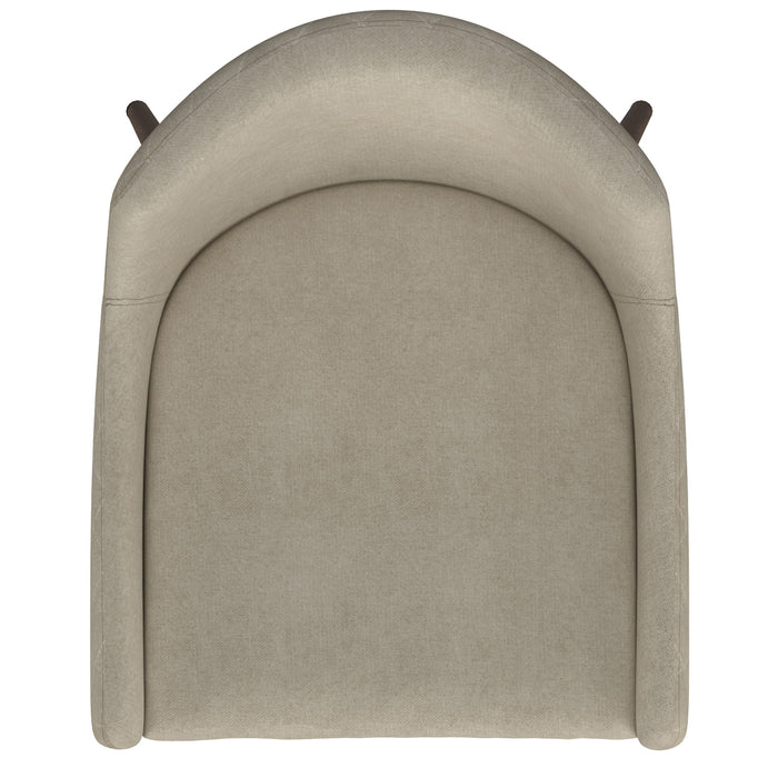 Nosh Chair - Beige & Walnut | Hoft Home