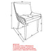 Nosh Chair - Beige & Walnut | Hoft Home