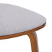 Zaki Dining Chair - Grey & Walnut - Hoft Home