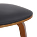 Zaki Dining Chair - Black & Walnut - Hoft Home