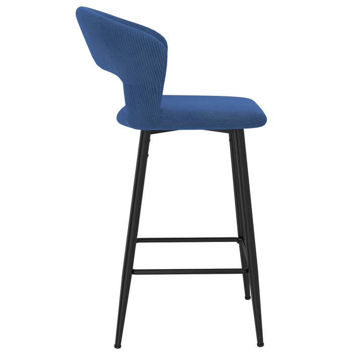 Colibri Counter Stool - Blue Velvet - Ifortifi Canada