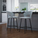 Colibri Counter Stool - Light Grey Velvet | Hoft Home