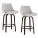 Kenzy Counter Stool - White | Hoft Home