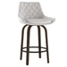 Kenzy Counter Stool - White | Hoft Home