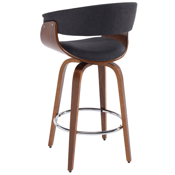 Jerreau Counter Stool - Charcoal | Hoft Home