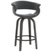 Jerreau Counter Stool - Grey Velvet | Hoft Home