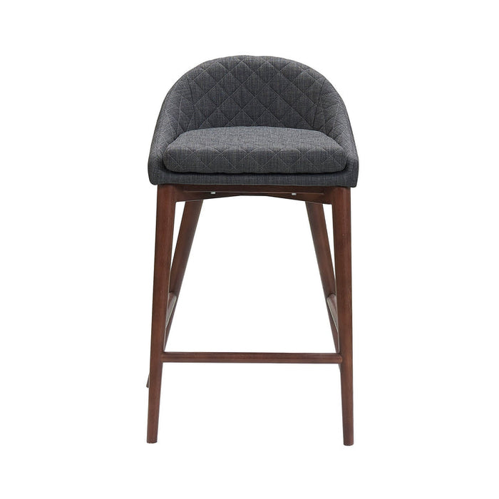 Freya Counter Stool - Grey - Hoft Home