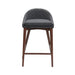 Freya Counter Stool - Grey - Hoft Home