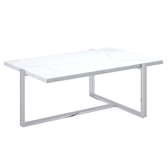 Tydan Coffee Table - White