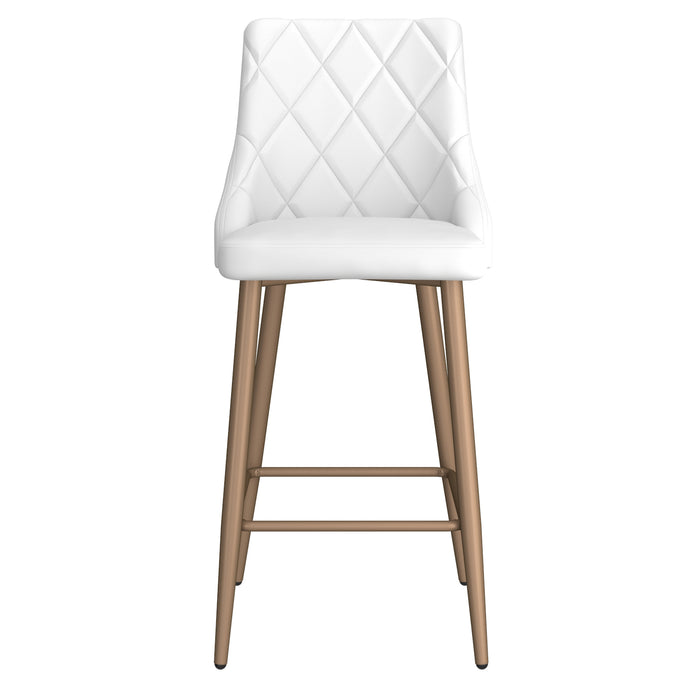 Alora Counter Stool - White | Hoft Home