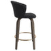 Monaco Counter Stool - Black Velvet - Ifortifi Canada