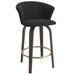 Monaco Counter Stool - Black Velvet - Ifortifi Canada