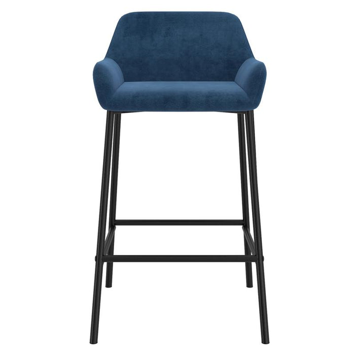 Sede Counter Stool - Blue Velvet | Hoft Home