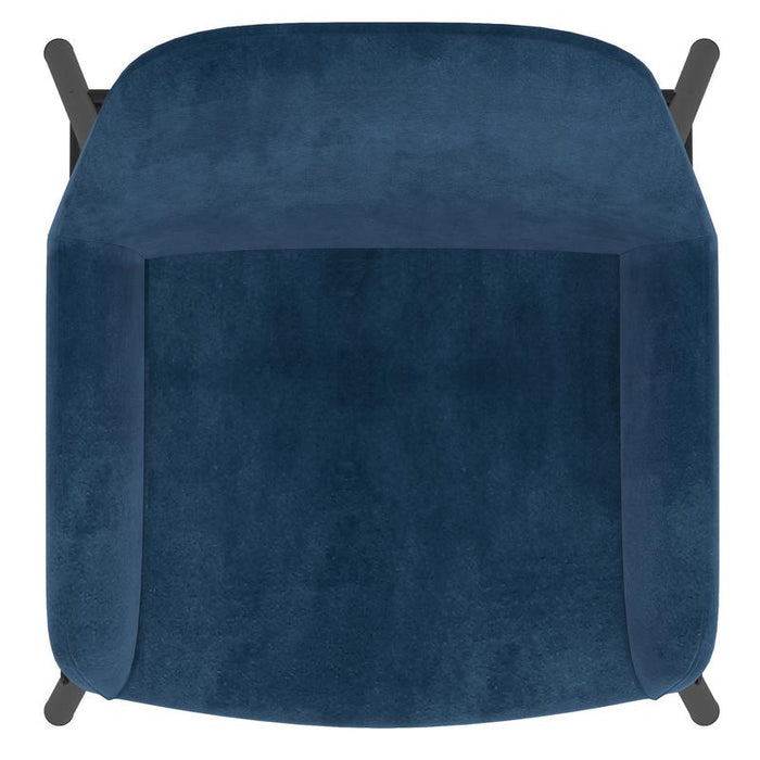 Sede Counter Stool - Blue Velvet | Hoft Home